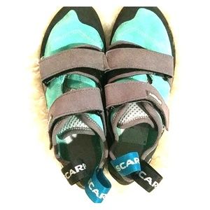 Scarpa rock climbing shoes